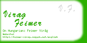 virag feimer business card